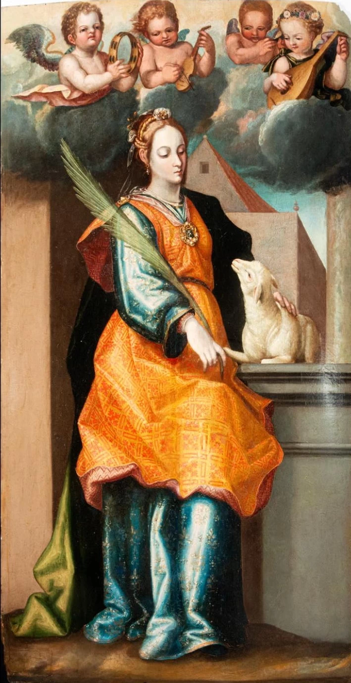Santa Agnese - attribuito